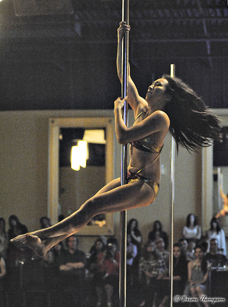 Andrea James Lui performing at Canadian Pole Fitness Association's 2013 Ontario Pole Fitness Championships